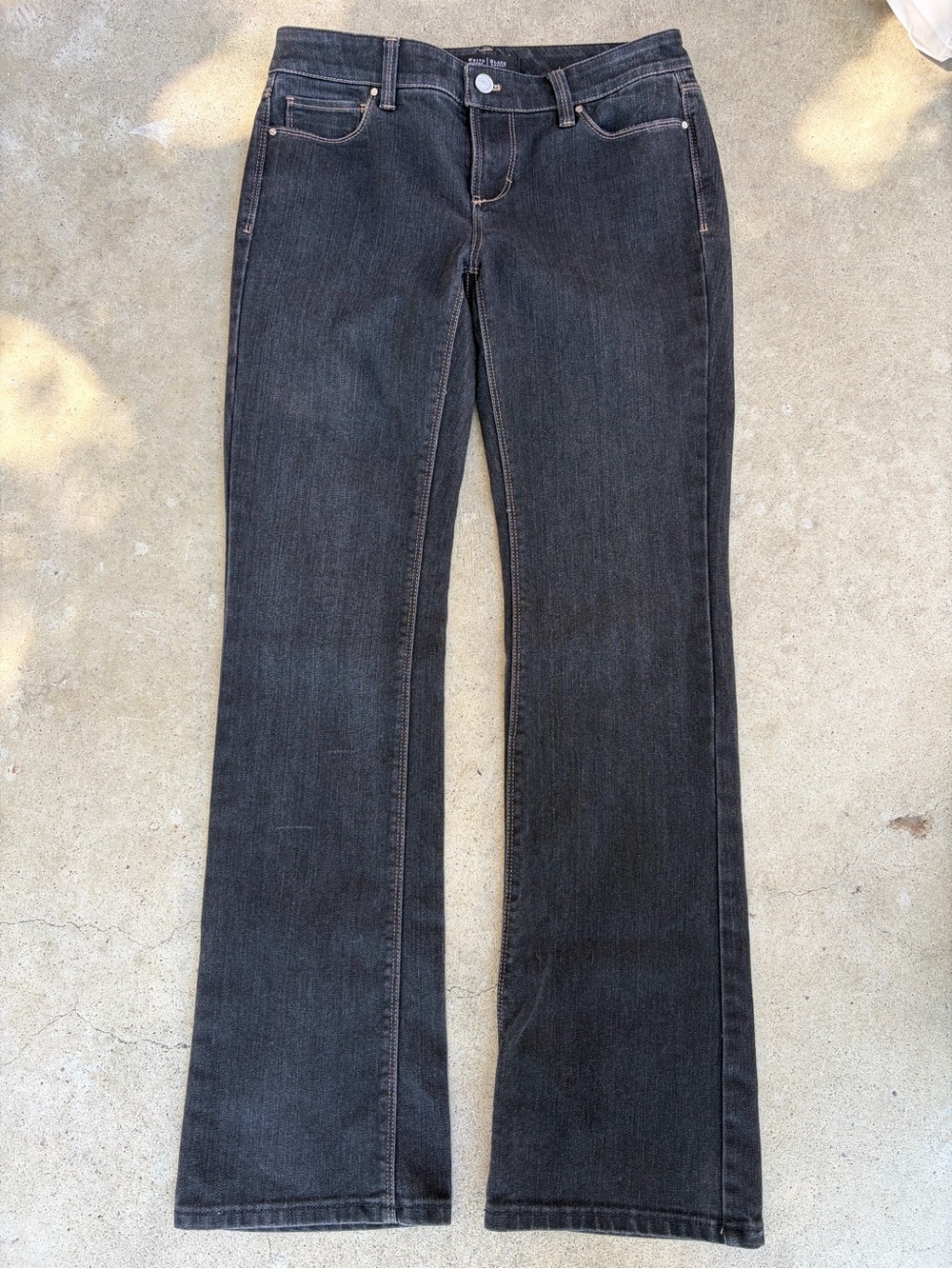 White House Black Market Black Flare Jeans